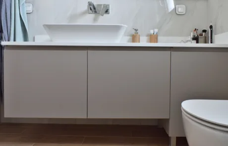 Κατασκευή Επίπλου Μπάνιου σε χρώμμα Μόκκα
